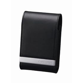 Sony LCS-THM/B Genuine Leather Soft Carrying Case for Sony T300, T70, and T2 Digital Cameras (Black)