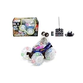 Remote Control 360 Turbo Twister Stunt Car with Flashing Light BLUE/RED
