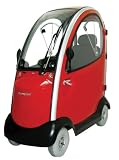 Shoprider 889XLSN-BGRD-Enclosed Cabin Scooter - Red