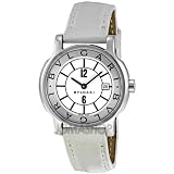 Bvlgari Solotempo White Dial White Leather Strap Ladies Watch ST29WSLDW