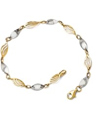 Leslies 14k Two-tone Bracelet Length 7"