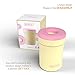 Bonke Snack Container - Leak Proof - BPA Free Plastic - 12 Oz Food jar - Perfect Baby, Girls, Boys, Kids lunch container - Fruits, Food storage containers - 1 Year Guarantee