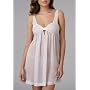 Oscar de la Renta Tie The Knot Babydoll with Matching G-String Sleepwear