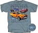 Ford Mustang WHO'S THE BOSS Slate Blue Adult T-shirt