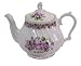 Teapot 6 Cup Capacity with Violet Floral Decor
