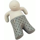 Set of 4 - Lazy Man Tea Infuser - The Tea Strainer that Makes you Smile - Cute