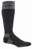 Darn Tough Fish and Game Series X-Wide Merino Wool Over-the-Calf Full Cushion Sock,Charcoal,X-Large