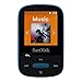 SanDisk Clip Sport 8GB MP3 Player, Blue With LCD Screen and MicroSDHC Card Slot (Renewed)