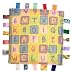 Little Taggies Abcs Green Baby Security Blanket Interactive Gift