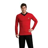 Rubie's Men's Star Trek Classic Deluxe Shirt, Red, X-Large