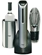 Ultimate Wine Gift Set with Cordless Electric Wine Opener, Wine Chiller, Pourer & Stopper