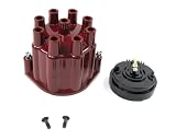 Pertronix D600701 Flame-Thrower Billet Distributor With Red Cap for 8 Cylinder Engine