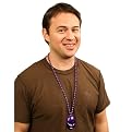 Mardi Gras Mask Beaded Necklaces - 12 pk.