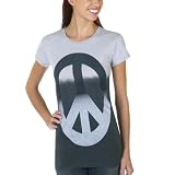 Peace Shadow VintageTee - Silver/Charcoal