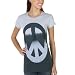 Peace Shadow VintageTee - Silver/Charcoal