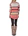Flamingo Urban Women's Striped 3/4 Sleeve Top Blouse