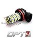 OPT7® H10 Advanced Glow 27-SMD LED Fog Light Bulbs - 10000K Deep Blue - Plug-n-Play (Pack of 2)