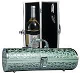 Picnic Gift Gala Croc Silver Wine Purse - Picnic Gift 3062-SI