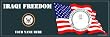 Navy Iraqi Freedom Bumper Sticker