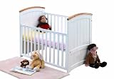 Tutti Bambini Barcelona Cot Bed (White/Beech)