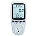 Crazy Genie Plug Power Meter Energy Watt Voltage Amps Meter with Electricity Usage Monitor and 8 Digital Display Modes – Reduce Your Energy Costs