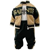 Reebok New Orleans Saints Infant Three-piece Warm Up Suit