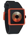 Nixon Newton Black Orange Sunrise Mens Watch A116585