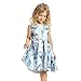 Weixinbuy Kid Baby Girl's Floral Printed Lovely Party Birthday Tutu Dress