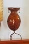 Nineteen Inch Glass Mosaic Vase