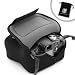 High Density Neoprene FlexArmor Camera Case for Panasonic lumix DMC GF1 , GF2 , GF3 , GX1 , GF5 / Nikon j1 , v1 with attached lenses up through 14-45mm zoom ** Includes Accessory Bag**