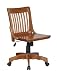 Kitchen & Housewares : Wood Office Chair - Deluxe Armless Wood Bankers Chair - Office Star - 101