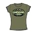 Survivor - Gabon Logo - Jr Lt.Olive Sheer Cap Sleeve T-Shirt For Women