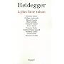 Heidegger, � plus forte raison de Massimo Amato