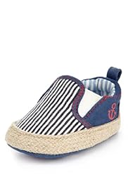Striped Pram Shoes