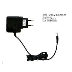230V Netzteil Archos Tablet 70: Ladeger�t f�r die Steckdose 110 - 240 Volt f�r Archos Serien 70 und 101 - echter 2 Ampere Lader - schwarz