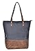 Gootium 41232 Canvas Full Grain Leather Shoulder Handbag