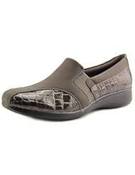 From Amazon.com. Click for details:
 Shoes: Clarks Womens Gael Beam Loafer,Grey Synthetic,US 10 W - The Clarks Companies, N.A. Shoes: Clarks Womens Gael Beam Loafer,Grey Synthetic,US 10 W - The Clarks Companies, N.A.