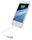 ハヤブサモバイル iPhone6 4.7用 2800mAh モバイルバッテリー内蔵スリムケース [白 ホワイト][イヤホン延長ケーブルと日本語取扱説明書付]