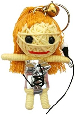 Madonna Singer Voodoo String Doll Keyring Keychain