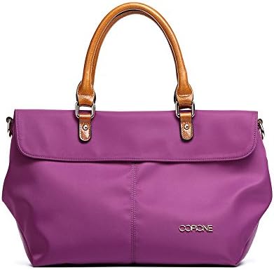 Copione Styles Only On Me Canvas Hanbag Elegant Studying Working Modern Fashion (Purple)