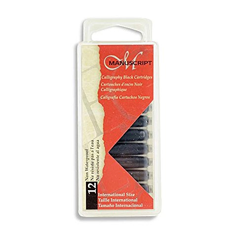Manuscript 12 Ink Cartridges Black