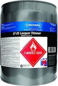 Crown Packaging CR.LT.M.25 Acrylic Lacquer Thinner - 5 Gallon