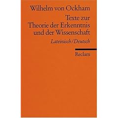 Texte zur Theorie der Erkenntnis und der Wissenschaft: Lat. /Dt
