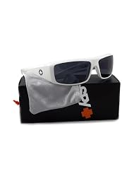 Spy Optic Logan Sunglasses - Shiny White w Grey Lens by SPY