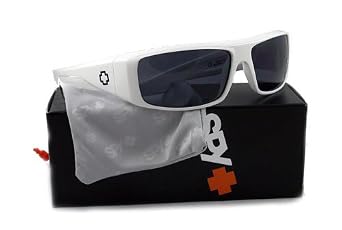 Click here to buy Spy Optic Logan Sunglasses - Shiny White w  Grey Lens by SPY.