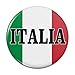 Italia Italy Italian Flag Pinback Button Pin Badge - 2.25