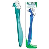 Butler GUM Denture Brush Each - BLUE OR GREEN