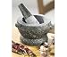 MORTAR/PESTLE - GRANITE 7 in DIA