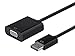 Monoprice DisplayPort 1.2a to VGA Active Adapter, Black (112790)
