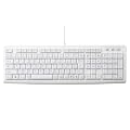 ELECOM �����u�������L�[�{�[�h 112�L�[ USB �X�^���_�[�h�T�C�Y �z���C�g TK-FCM007WH